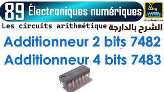 89 Additionneur 2 bits 7482 Additionneur 4 bits 7483 [upl. by Errised556]