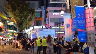 Many foreign tourists in Nampodong  BIFF 4K Busan Korea [upl. by Wilma]