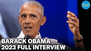 EXCLUSIVE Barack Obama talks Gaza Israel and the 2024 Election [upl. by Donn450]