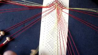 Cloth Stitch Trails in Bobbin Lace [upl. by Janith]