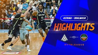 Astana vs Uralmash Highlights November 12  Season 202324 [upl. by Adaynek246]