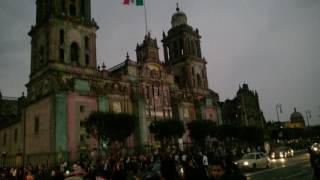 Zocalo Mexico City New Years Eve [upl. by Hinson102]