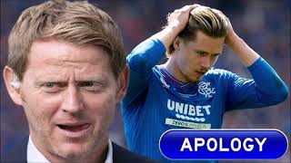 MICHAEL STEWART CALLS TODD CANTWELL A PRCK BBC SPORTSOUND ISSUE AN APOLOGY RANGERS RANGERSFC [upl. by Demmahom]