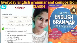 Calendar class1st EVERYDAY ENGLISH GRAMMAR AND COMPOSITION solution englishgrammar english new [upl. by Amri]