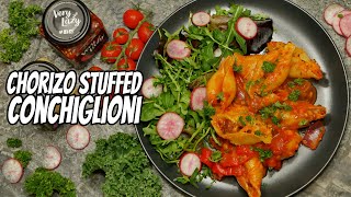 Chorizo Stuffed Conchiglioni Pasta Bake GOURMET VEGAN [upl. by Childers]