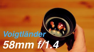 Voigtländer Nokton 58mm f14 SL II N lens impressions [upl. by Galligan]