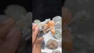 apophyllitecrystal stilbite gems crystalshop [upl. by Letty]