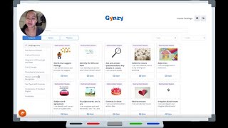 Learn about creating and saving lessons in Gynzy [upl. by Donni992]