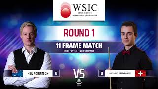 Tom Lewis Vs Neil Robertson Round One International Championship Snooker 19 [upl. by Noemad]