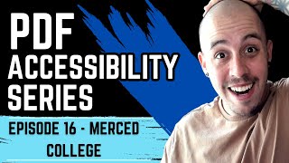 How to make PDFs Accessible  Episode 16 Merced College [upl. by Vada]