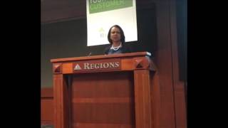 Former Secretary of State Condoleeza Rice speaks before the Regions golf tournament [upl. by Olifoet]