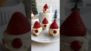 Gnome Cookie Cups  Fun and Delicious Christmas Dessert christmastreat christmasdesserts yummy [upl. by Aridni922]