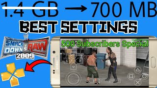 700 MB WWE Smackdown vs Raw 2009 Highly Compressed psp iso download for Android  Hindi [upl. by Maya]