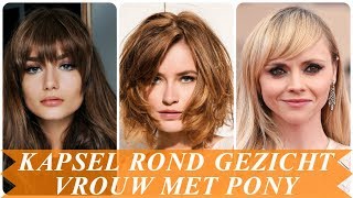 Kapsel rond gezicht vrouw met pony [upl. by Chadabe426]