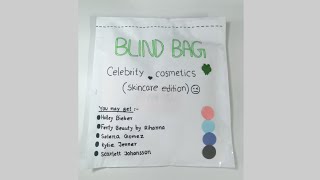 Big blind bag unboxing asmr celebrity cosmetics 💅🏻✨ diy asmr blindbag squishy yourmushie7 [upl. by Conlin283]