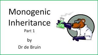 612 Chapter 20 Monogenic inheritance  Part 1 Simple Punnett squares [upl. by Eatnwahs]