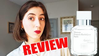 Maison Francis Kurkdjian GENTLE FLUIDITY SILVER Fragrance Review [upl. by Acinomed]