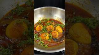 Easy Egg Curry ASMR Cooking food cooking asmr recipe sounds crunchytreats eggdish [upl. by Hakilam]