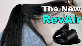 How to use the ALL NEW 2022 RevAir  Watch me RevAir Long Natural 4a hair [upl. by Gershom]