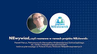 Paweł Parus Słowa „inwalida” i „kaleka” niech trafią na śmietnik historii [upl. by Notnad]