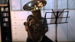 tuba solo A amp W theme song [upl. by Zelle]