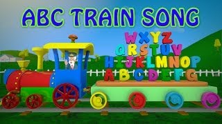 ABC Train Song  Alphabet Song  Nursery Rhyme for Kids and Childrens  Kids Tv Videos [upl. by Shippee]