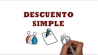 DESCUENTO SIMPLE  Fórmulas y ejemplos [upl. by Nnagem232]