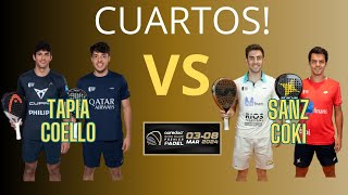 HIGHLIGHTS TapiaCoello vs CokiSanz  Qatar Major Cuartos [upl. by Stutzman467]