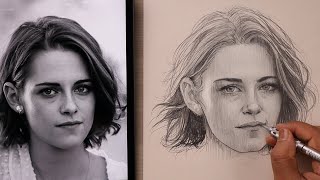 🔥👉 Basics of Portrait Drawing for Beginners  Free Hand Portrait Drawing sketchbookbyabhishek [upl. by Fernande]