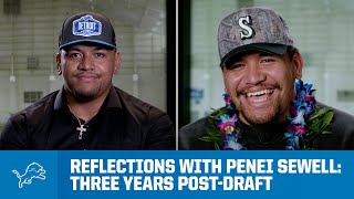 Penei Sewell Same Interview Three years apart [upl. by Choong]