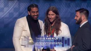 This Is America Wins Record Of The Year  2019 GRAMMYs Acceptance Speech [upl. by Dedra856]