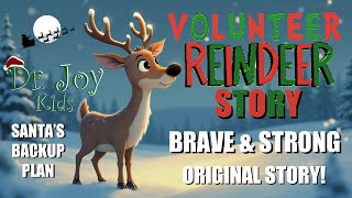 📖 A Volunteer Reindeer Story  Original Christmas Virtual Storybook with Dr Joy Kids [upl. by Yleen]