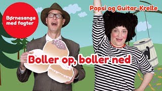 Boller op boller ned Fastelavn er mit navn  Børnesang med fagter  Popsi og GuitarKrelle [upl. by Ciel]