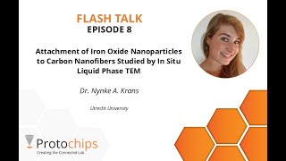 FLASH TALKS EP 8  Attachment of Iron Oxide Nanoparticles to Carbon Nanofibers Studies by InSitu [upl. by Sadler]