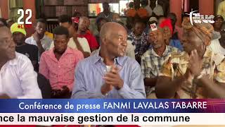 La Coordination communale de Tabarre du parti politique Fanmi Lavalas dénonce la mauvaise gestion… [upl. by Redfield]