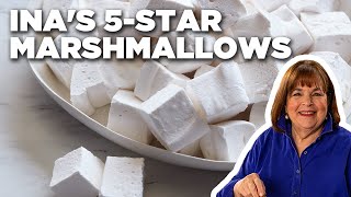 Ina Gartens 5Star Homemade Marshmallows  Barefoot Contessa  Food Network [upl. by Twitt]