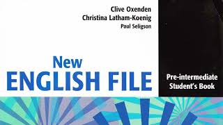 PREINTERMEDIATE  FILE 1  AUDIO  STUDENT BOOK  NEW ENGLISH FILE [upl. by Dilan]