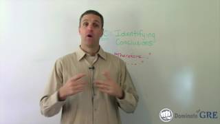 Cool Tip for Identifying Conclusions in GRE Reading Comprehension Passages [upl. by Ilegna]