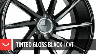 Vossen CVT Wheel  Tinted Gloss Black  AllNew Transparent Finish [upl. by Dyun935]