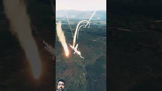 Aircraft missile launching aircraft in fighting  in sky [upl. by Iruyas385]