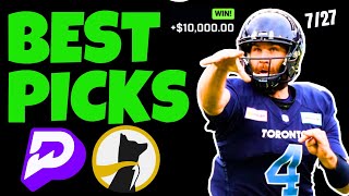 BEST CS2CFL PRIZEPICKS CORRELATED eSPORTS FREE PICKS TODAY 727 [upl. by Eelarat]