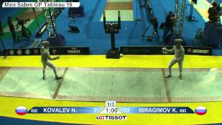 Moscow 2015 MS GP T16 03 yellow Ibragimov K RUS vs Kovalev N RUS [upl. by Ecyal]