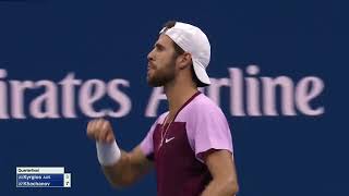 Karen Khachanov takes the first set over Nick Kyrgios 🍿 [upl. by Fogg]