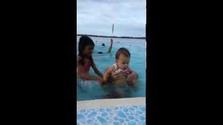 Foreigner in the Philippines  My son first swim  Michael [upl. by Ragg]