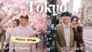 How to take couple photos by yourself  Japan Travel Vlog [upl. by Nina]