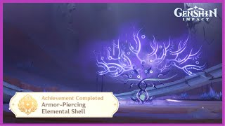 Armor Piercing Elemental Shell  Hidden Achievement  v52 Guide  Genshin Impact [upl. by Graf37]