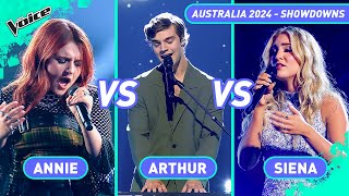 Annie Arthur amp Siena Full Showdowns Performances  The Voice Australia 2024 [upl. by Ilamad102]