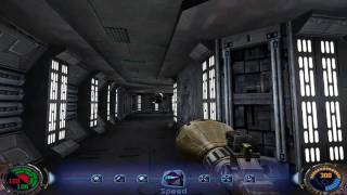 Star Wars  Jedi Knight II Jedi Outcast Walkthrough  Doomgiver Shield Array [upl. by Latini785]