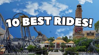 Top 10 Best Rides at Universal Orlando [upl. by Aiyram265]