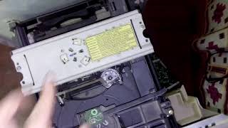 Removing CD Changer from Panasonic Music System Part 1 [upl. by Wenoa]